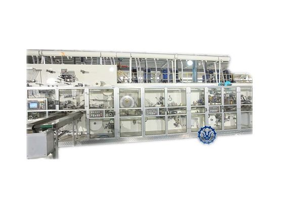 PLC Mitsubishi System 0.8Mpa 380V 50HZ Panty Liner Machine