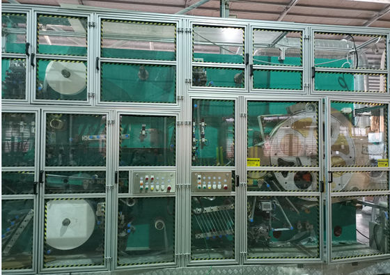 Full Servo Siemens System 300kw 1200PPM Panty Liner Equipment