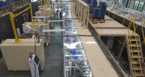 Full Servo 85% Efficiency 700pcs/Min Baby Diaper Production Line