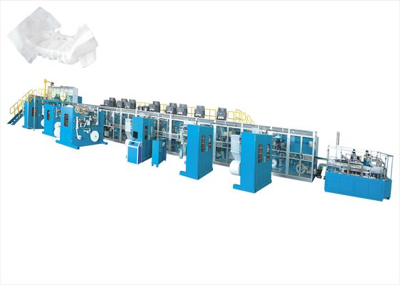 Three Phase 380V 0.8Mpa XL L M S NB Baby Diaper Machinery