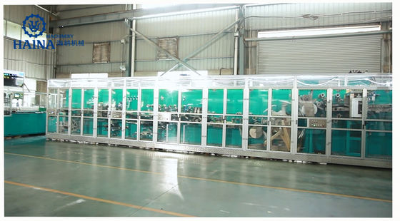 85% Efficiency 0.6Mpa 95T Lady Menstrual Pad Making Machine