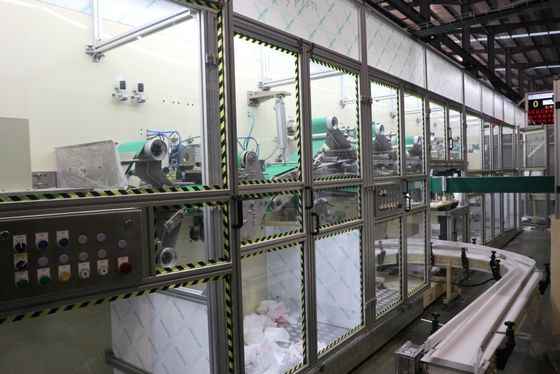 Automatic stacker 350PPM Ultra Thin Core Period Pad Making Machine