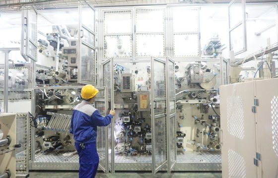 220KW HAINA Full Servo Fluff Type Sanitary Napkin Pad Machine