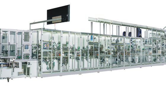 Full Servo Mechanical 280mm Sanitary Napkin Pad Making Machine