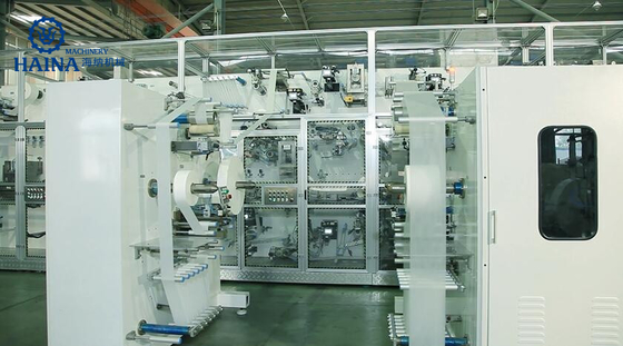 PLC Control 3D Leakguard Diaper Manufacturing Machine