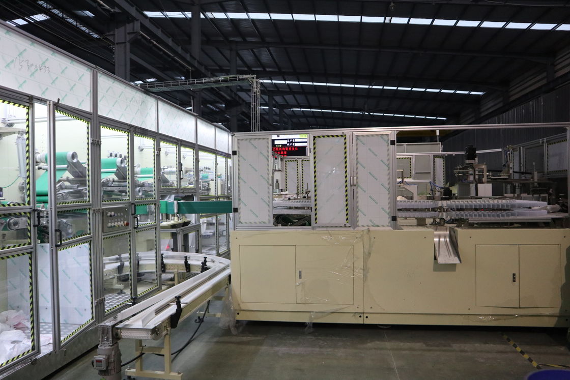 Ultrasonic Sealing 300PPM T Shape Lady Menstrual Pad Making Machine