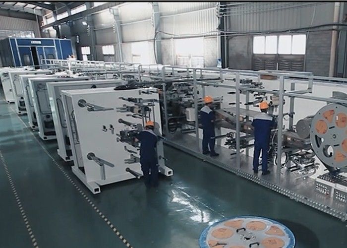 Pulp Molding 85% Efficiency 500pcs/Min Baby Diaper Machinery