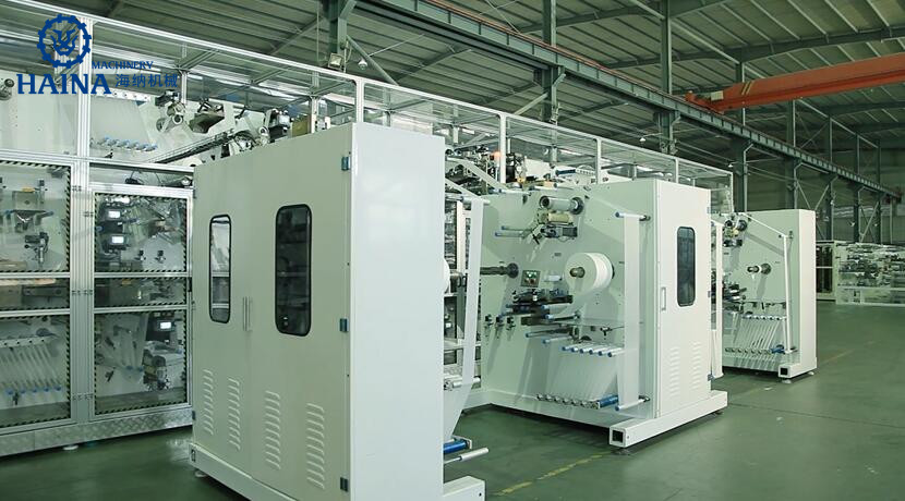 Full Servo Driven T Shape Diaper Manufacturing Machine ISO9001 Certified